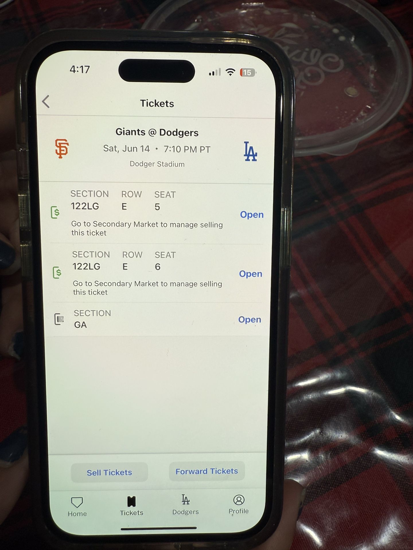 Dodger Tickets