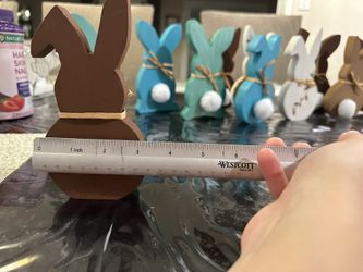 wood bunnies