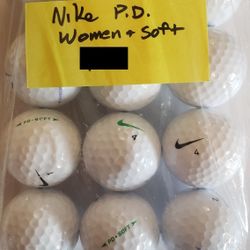 Nike Pd Women's Soft Golf Balls 2 Dozen Available 