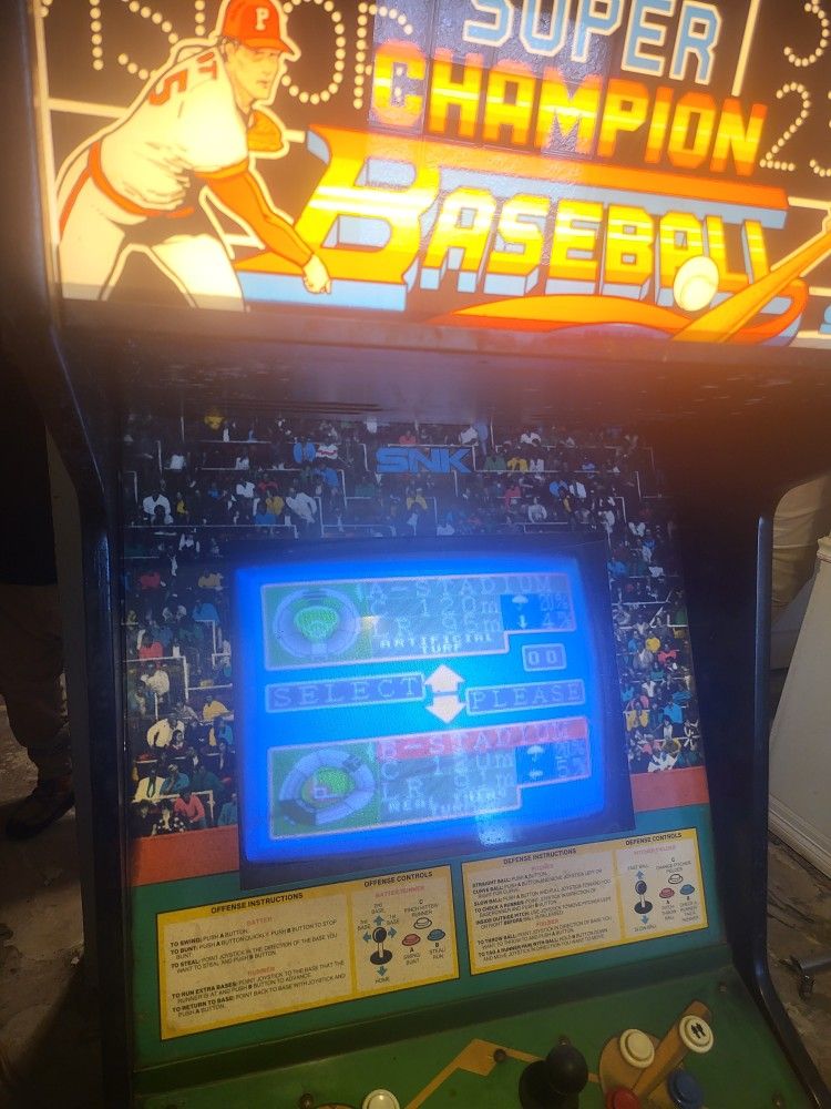 SNK BASEBALL ARCADE MACHINE