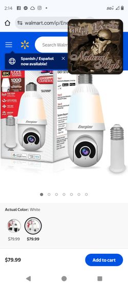 2 Energizer Smart Cameras Ori$80 A Piece Only Asking $60 For Both