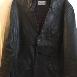 Men’s Leather Coat (large size)