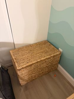 Natural Rattan Storage Chest