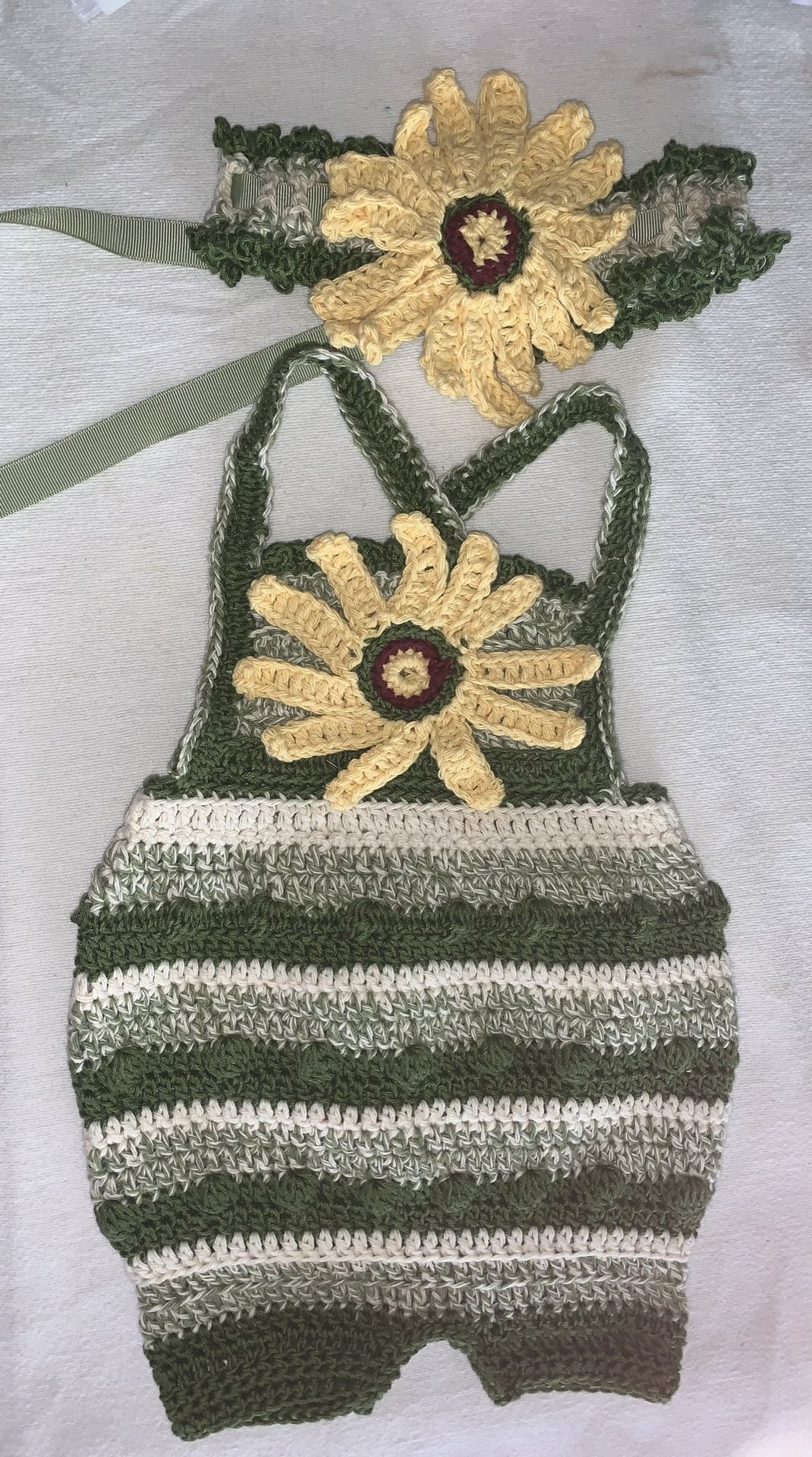 Hand Crocheted Romper Sets