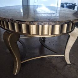 MARBLE TOP CENTER TABLE 