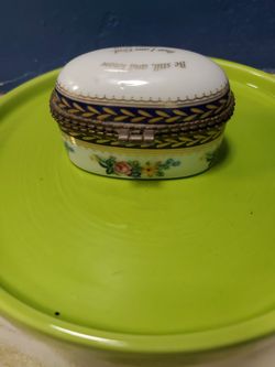 Porcelain Trinket Box