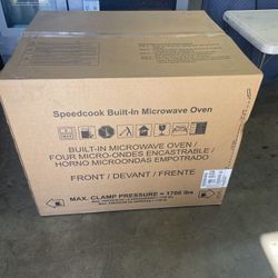 Box Built In Microwave Convection GE CAFE Matte White 30