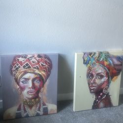 African Woman wall art