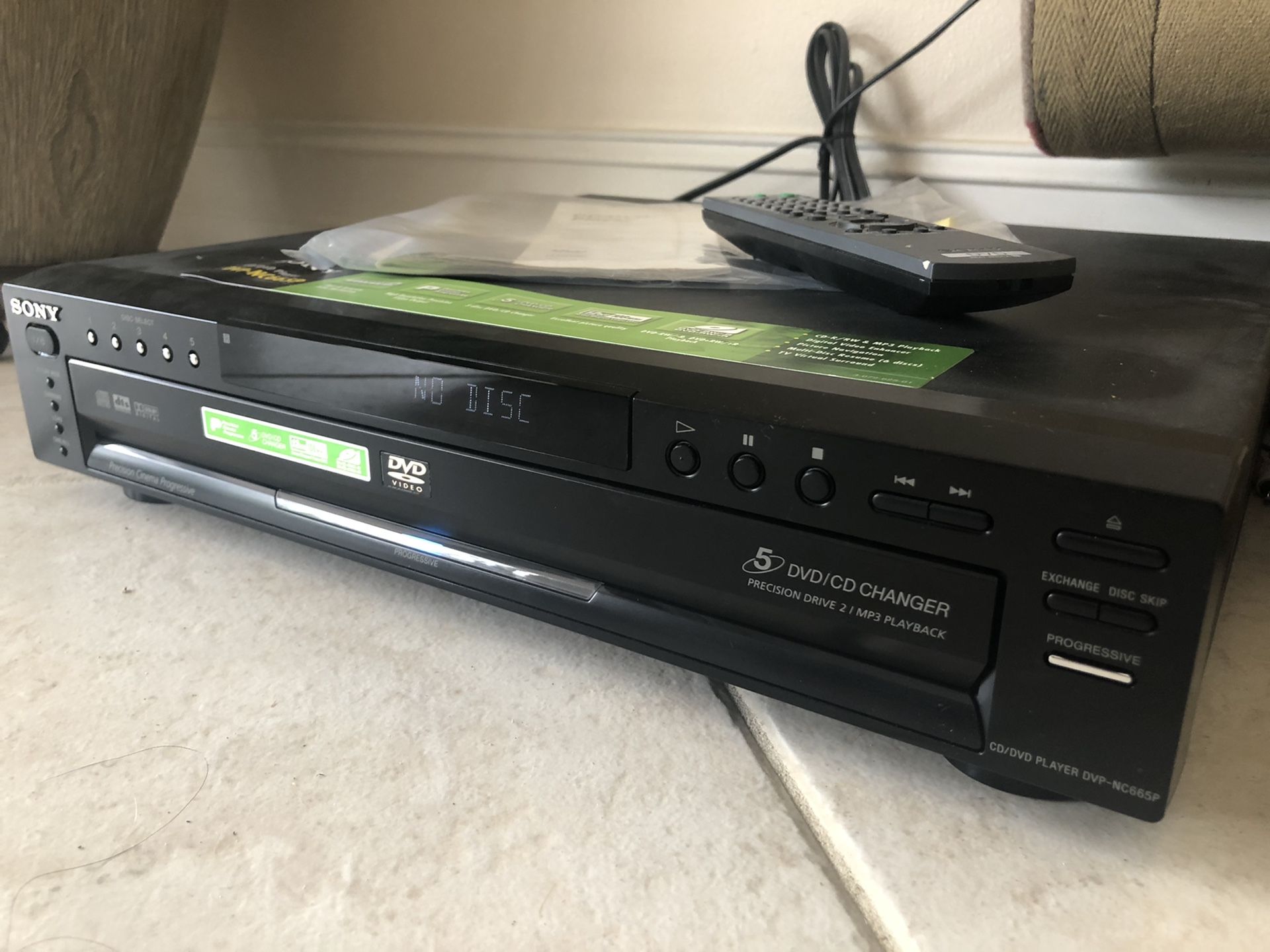 Sony DVP-NC665P DVD Player