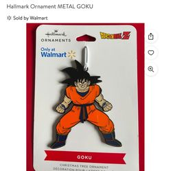 Dragon Ball Z Goku Hallmark Christmas Tree Ornament