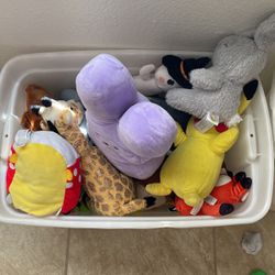 About 20 Plush toys  All For 10$ 