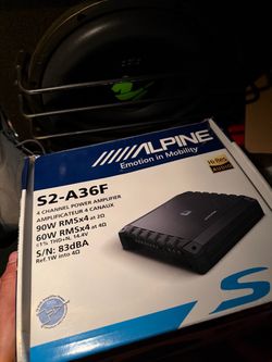 Alpine S2-A36F Highs Amp like new