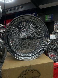 New 20x8 150 Spoke Wire Wheels (Chrome) $$2600
