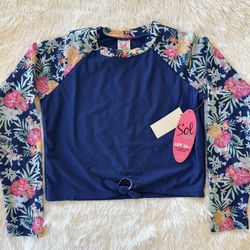 Girls Rash guard Size L Plus 14/16