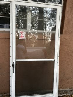 34x78 Metal Storm Door