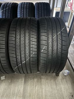 PAIR OF TIRE 245 40 18 MICHELIN 85% LIFE