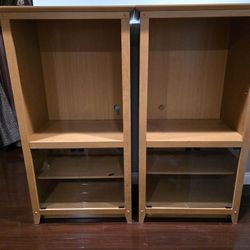 Set of Media Console Cabinet