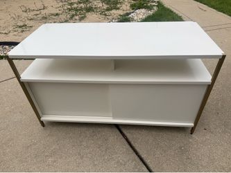 Media console 40 inch white