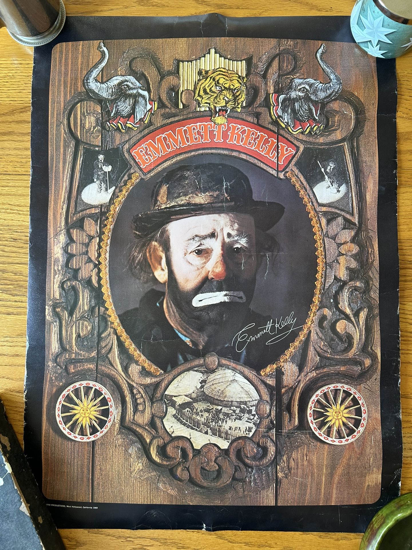 1969 Emmett Kelly Poster