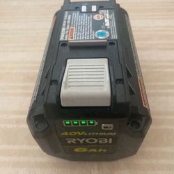 Ryobi 40V Battery 6 Amp