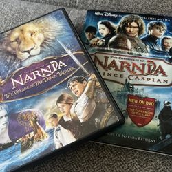 2 DVDs The Chronicles of Narnia: the Voyage Of The Dawn Treader & Prince Caspian