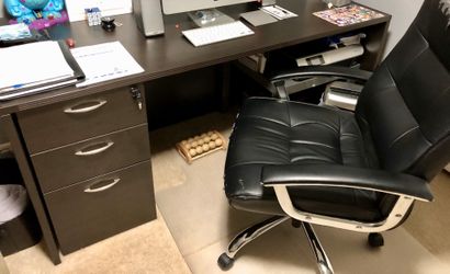 Desk (File cabinet not included]