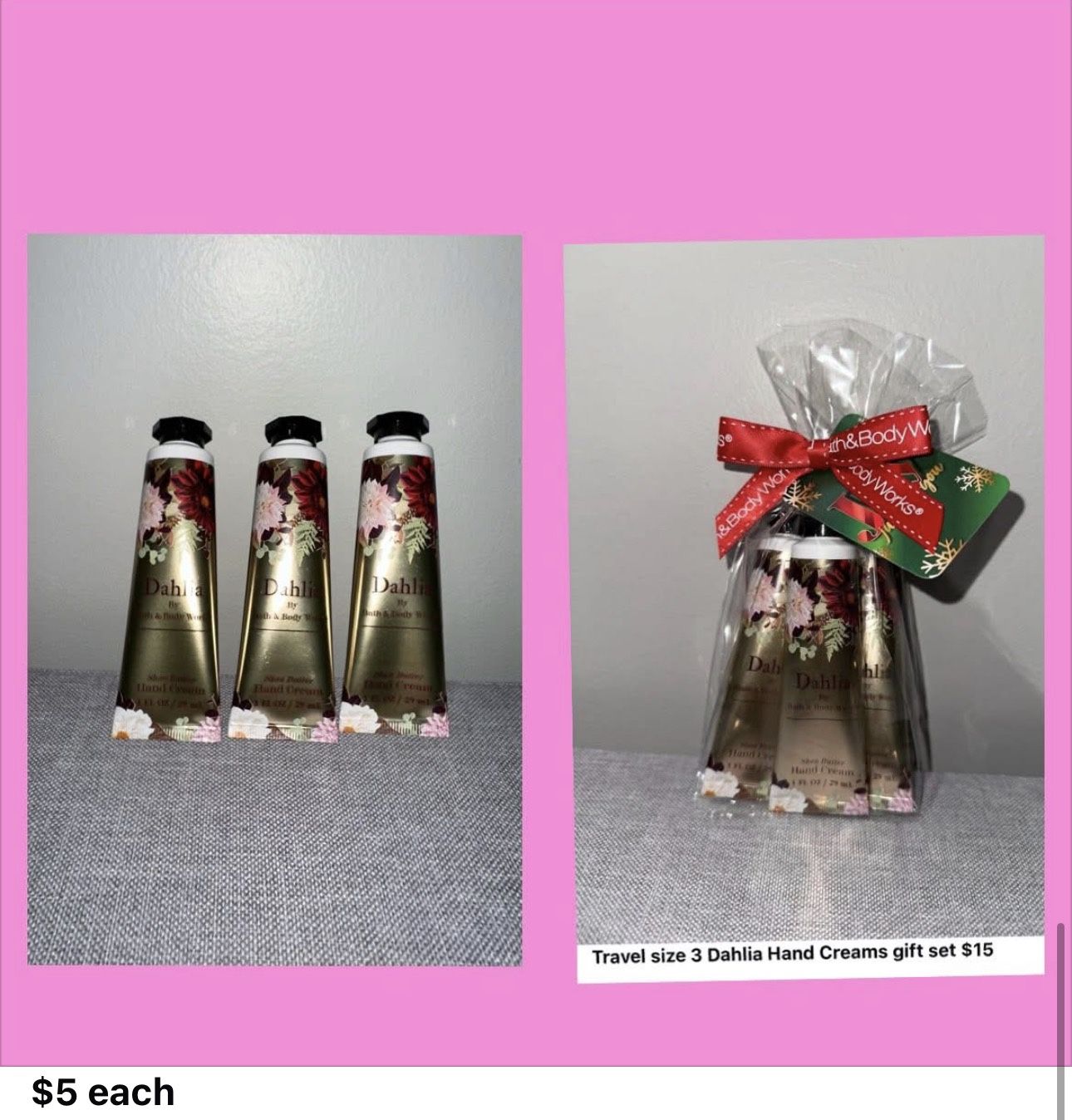 Bath And Body Works Products Prices Are Under Each Picture