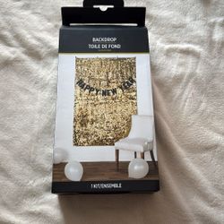 Gold Sequin Backdrop