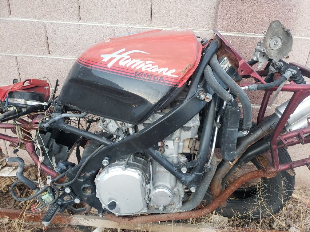 Honda hurricane 1000 motorcycle project