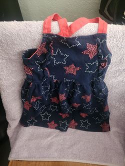 Girls 4th of July dress