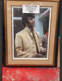 Paul Saltzman Signed Beatles Photo - Ringo Starr Rishikesh 1968 Ltd Ed #53/950 w/ COA