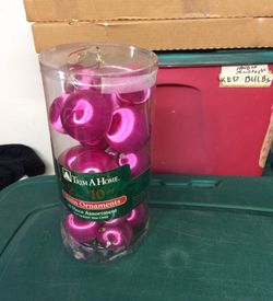 Christmas balls satin$4.00/all