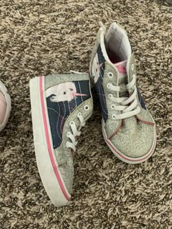 Girls 8c Unicorn Vans