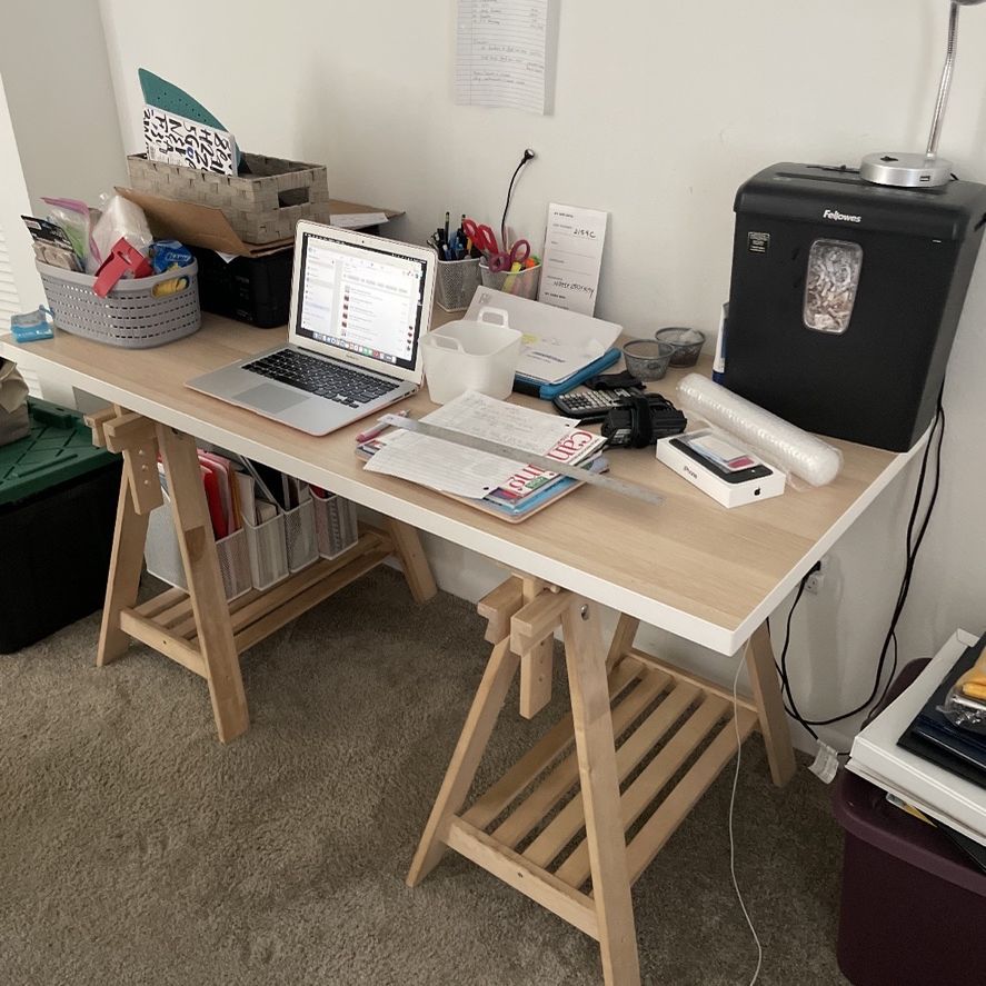 MÅLSKYTT / MITTBACK Desk, birch for Sale in Belle Isle, FL - OfferUp