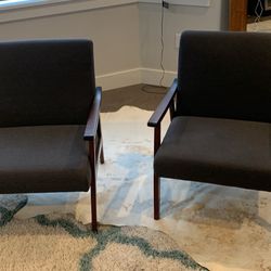 Two Mid Century Modern Chairs