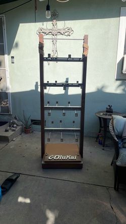 Clothing or merchandise rack 6 feet tall