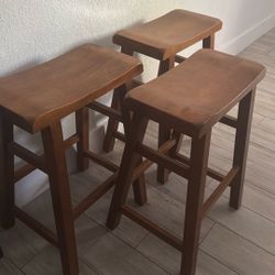 3 Counter Height Bar Stools