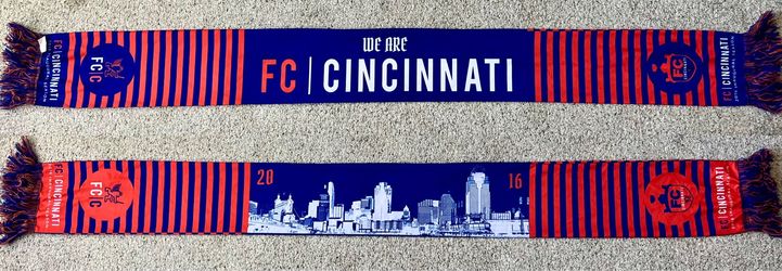 FC Cincinnati 2016 Inaugural Season Soccer Scarf