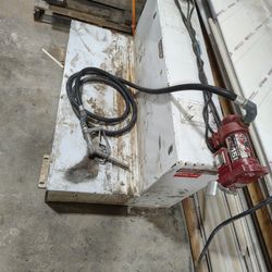 Large Capacity L Shape Diesel Reserve Tank & Pump