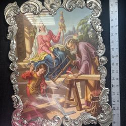 Print Of Mary, Joseph And Jesus 