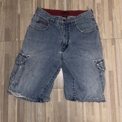 blue cargo jorts