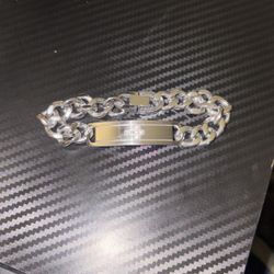 Silver Cross Bracelet 