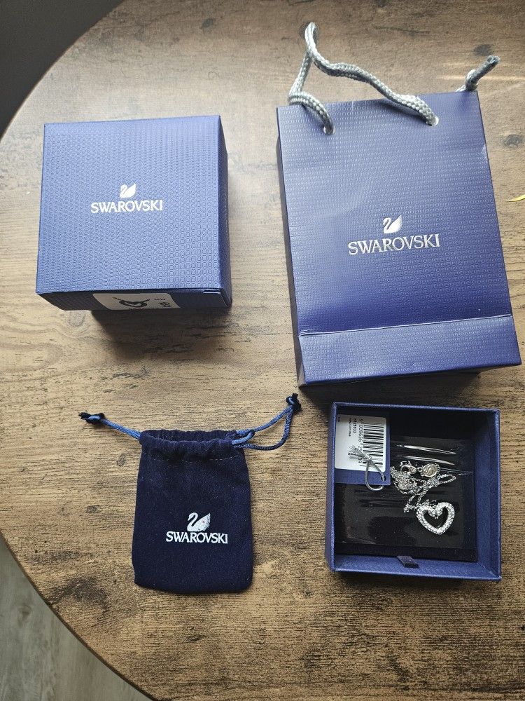 SWAROVSKI Iconic Swan Crystal Necklace Jewelry Collection