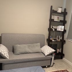 Folding Sofa Transforms To Queen Bed With Storage Underneath 