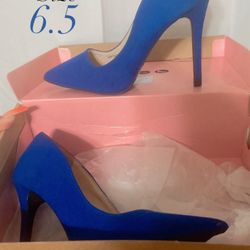 Blue heels- Charlotte Russe