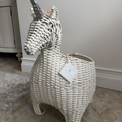 Pottery Barn Kids Unicorn Basket