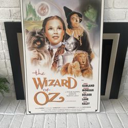 Wizard Of Oz Movie Poster In Solid Borderless Frame