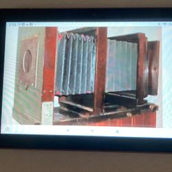 Big Vintage Ansco Studio Land Camera, Double Bellows