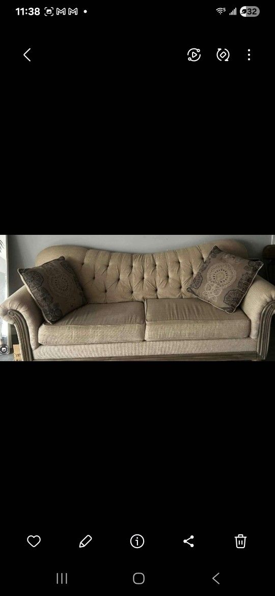 Beautiful Sofa And Love Seat