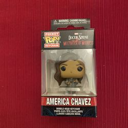 (NEW) Funko POP! Keychain Marvel: Doctor Strange Multiverse of Madness - America Chavez 